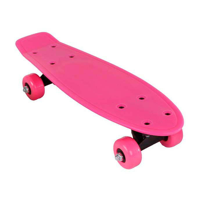 Street Rider Shortboard Skateboard rosa, 41cm