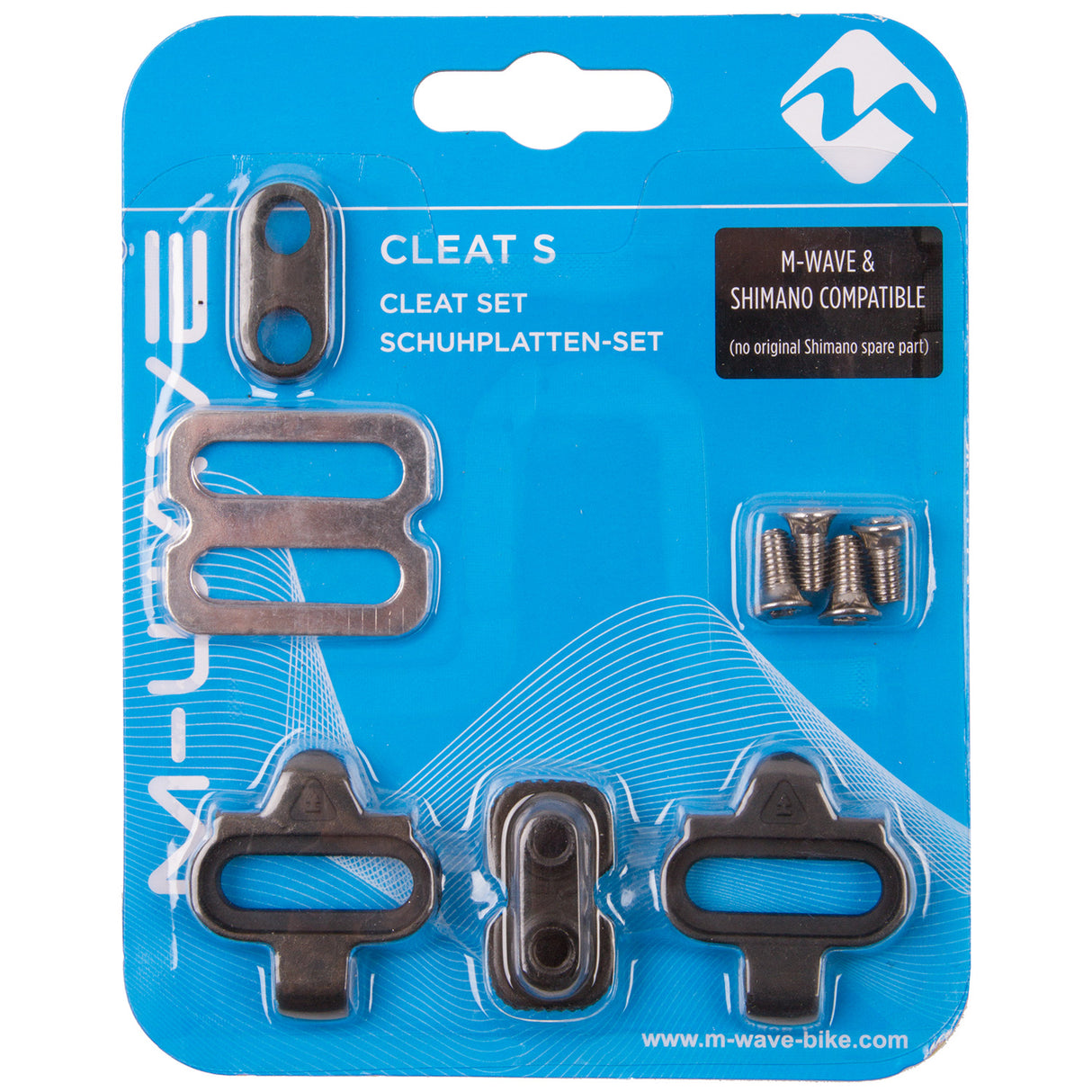 M-Wave-Schuhbilder Set SPD schwarz