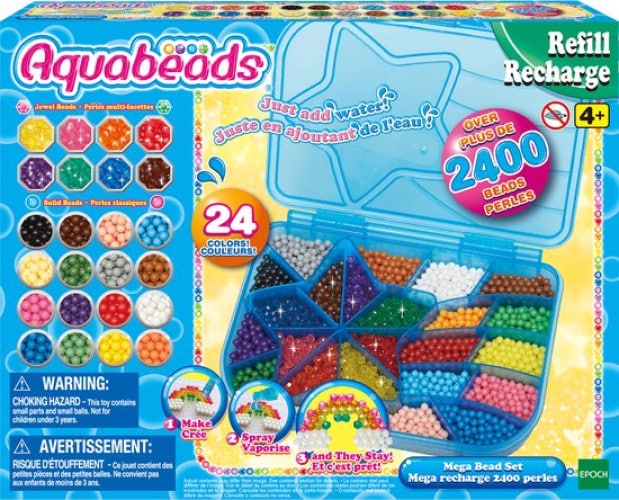 Markeneinheit Aquabeads Nachfüllpackung im Mega-Perlen-Koffer