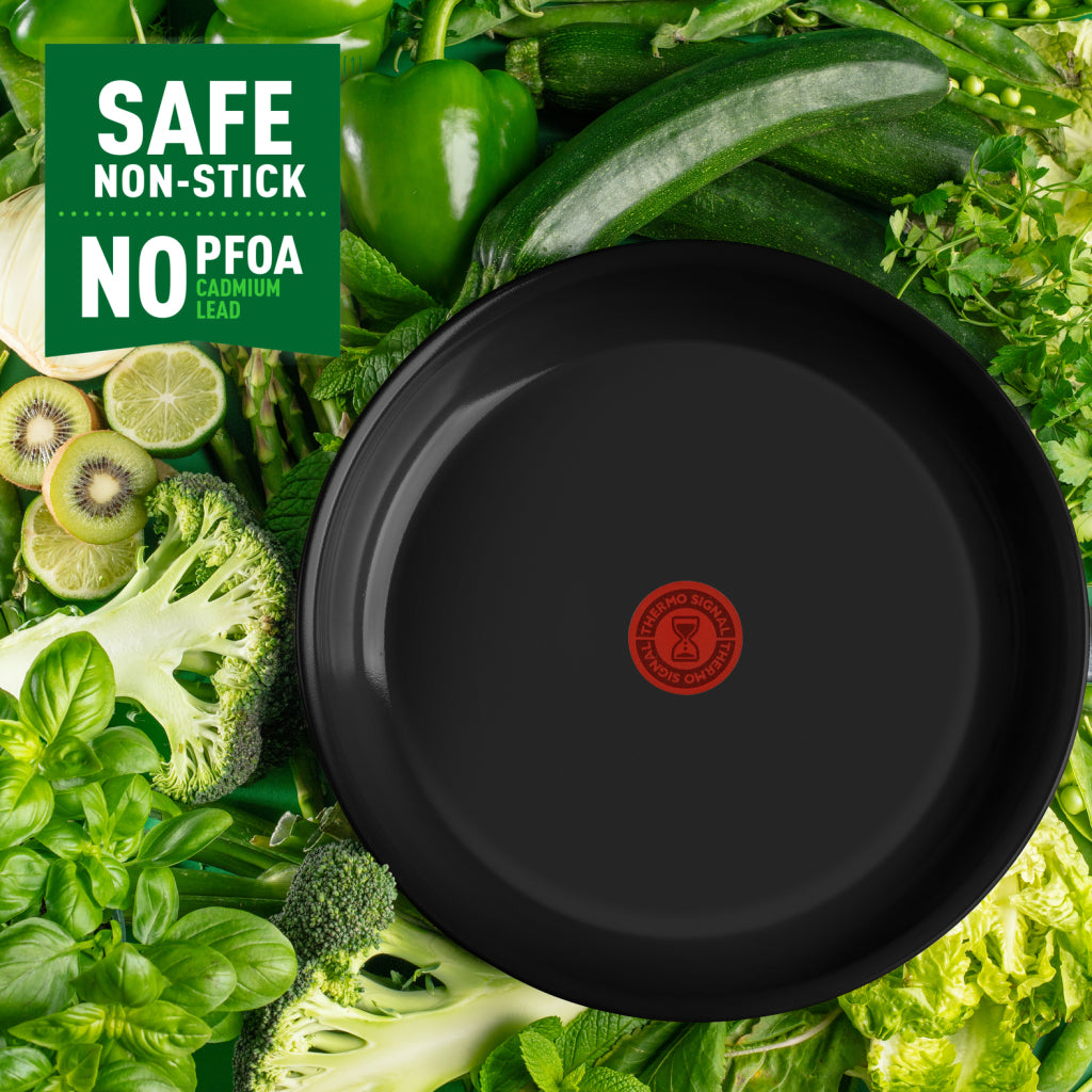 Tefal Kochgeschirr Tefal Renew Black Bratpfanne 28 cm schwarz