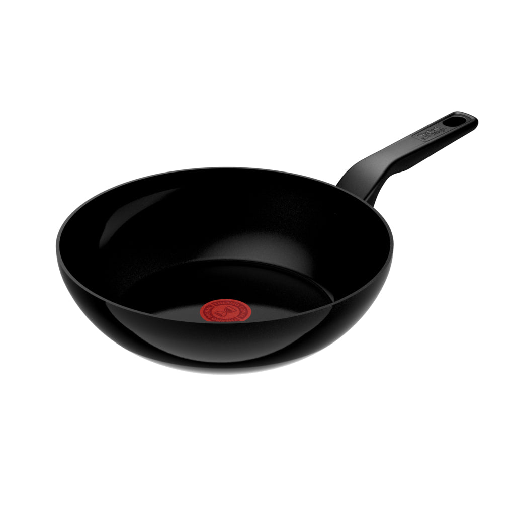 Tefal Kochgeschirr Tefal Renew Black Wokpfanne 28 cm schwarz