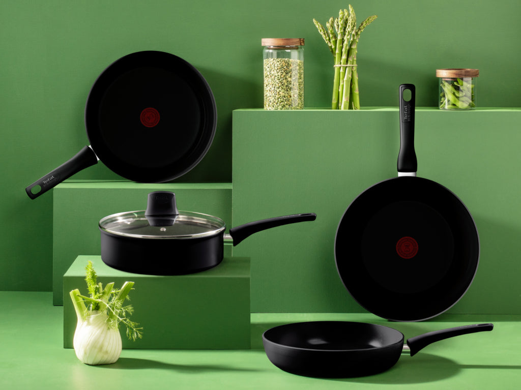 Tefal Kochgeschirr Tefal Renew Black Wokpfanne 28 cm schwarz