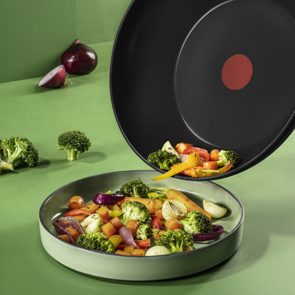 Tefal Kochgeschirr Tefal Renew Black Wokpfanne 28 cm schwarz