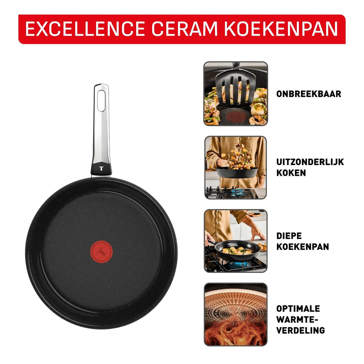 Tefal Excellence Keramik-Bratpfanne 28 cm