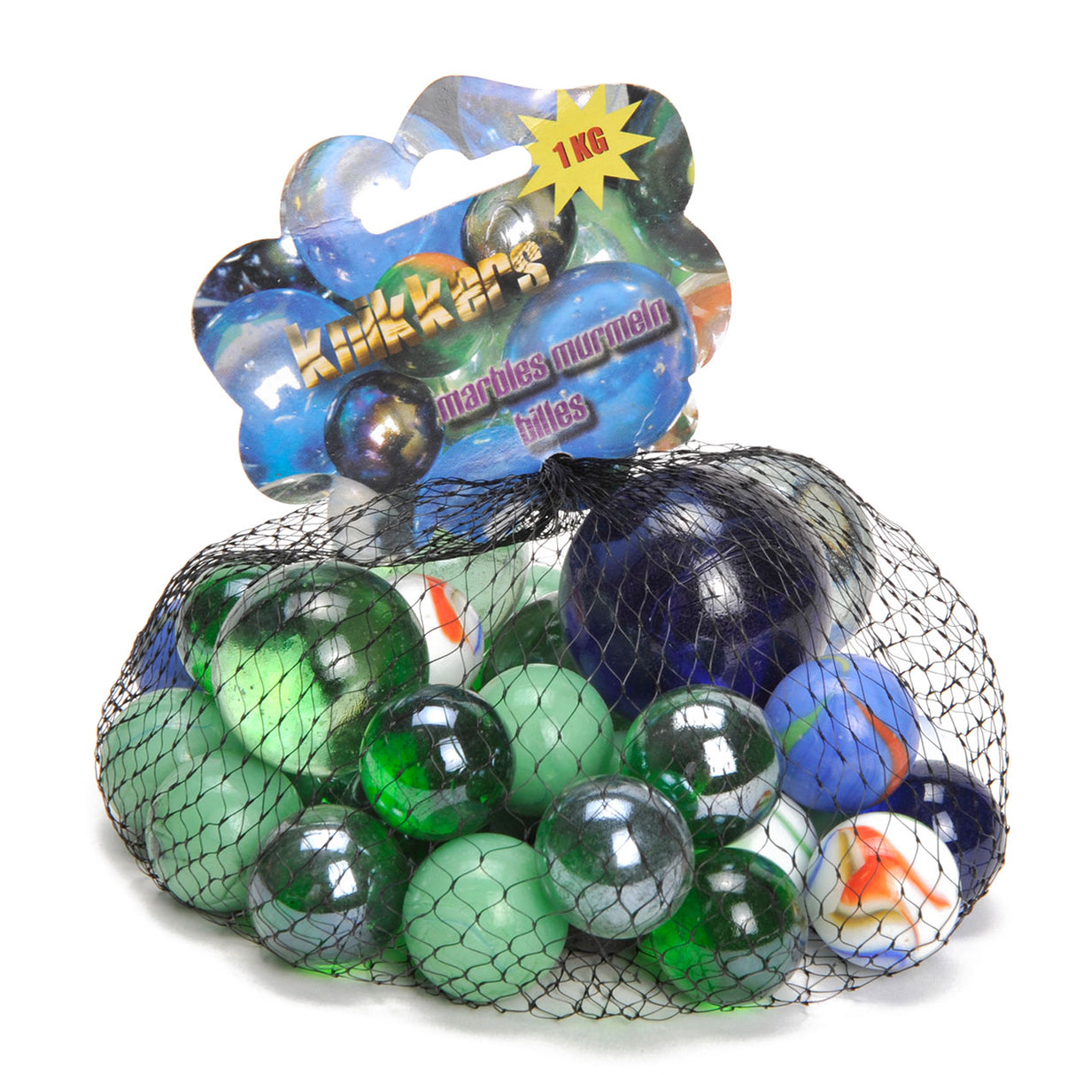 Toys Amsterdam Murmeln im Netz, 1kg