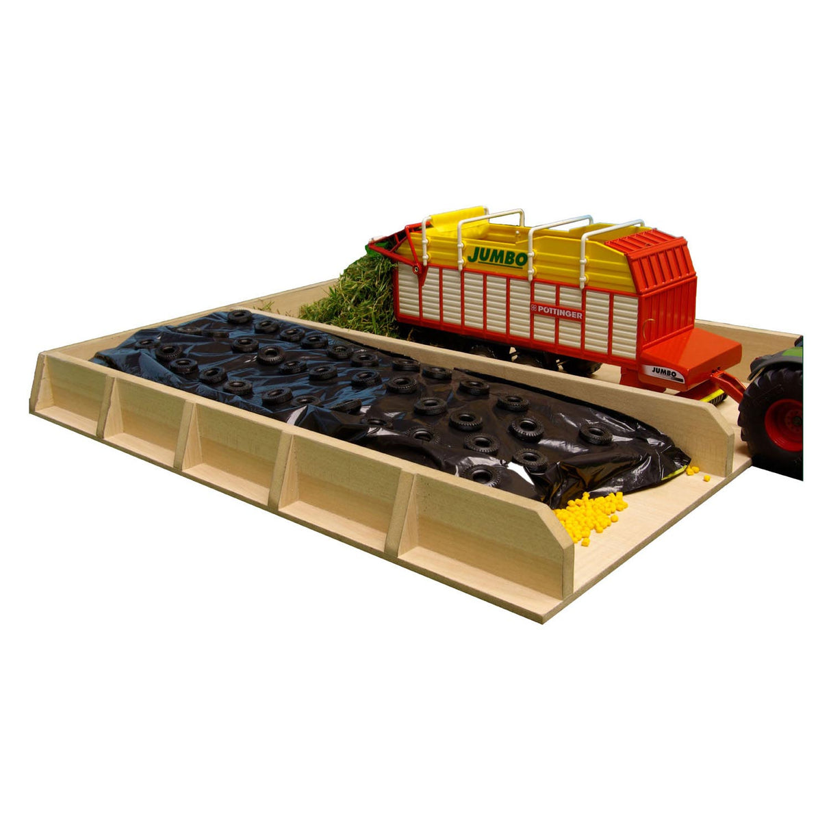 Kinderglobus Slot Silo Holz 1:32