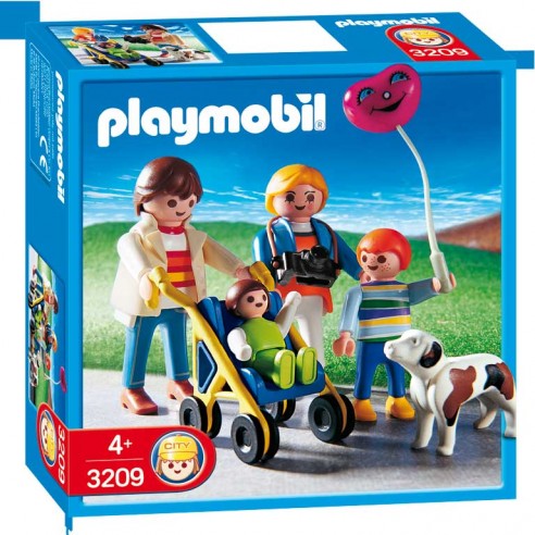Playmobil Buggy mit Familie und Hund – 3209