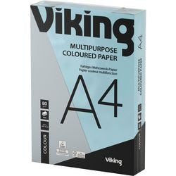 Gekleurd papier viking a4 80 g m² pastelblauw 500 vellen