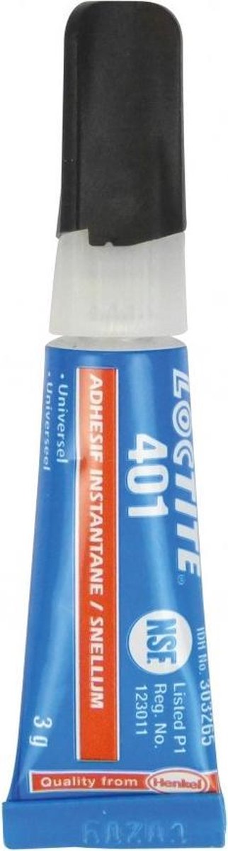 Loctite Sekundenkleber 401 blau 3 Gramm