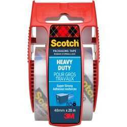 3m verpakkings tape op dispenser scotch 50mmx20m transparant