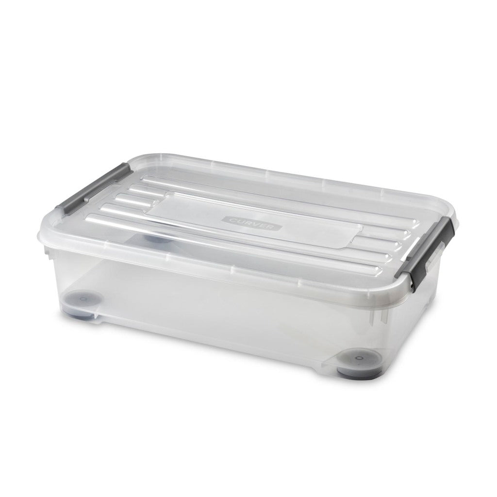 Curver Curver Handy+ Aufbewahrungsbox 24L 59,6x39,6x16 cm Transparent