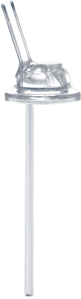Pura Silikon-Strohhalm Kiddo + Reinigungsbürste – passend für Flaschen (325 550 ml) – auslaufsicher – BPA-frei