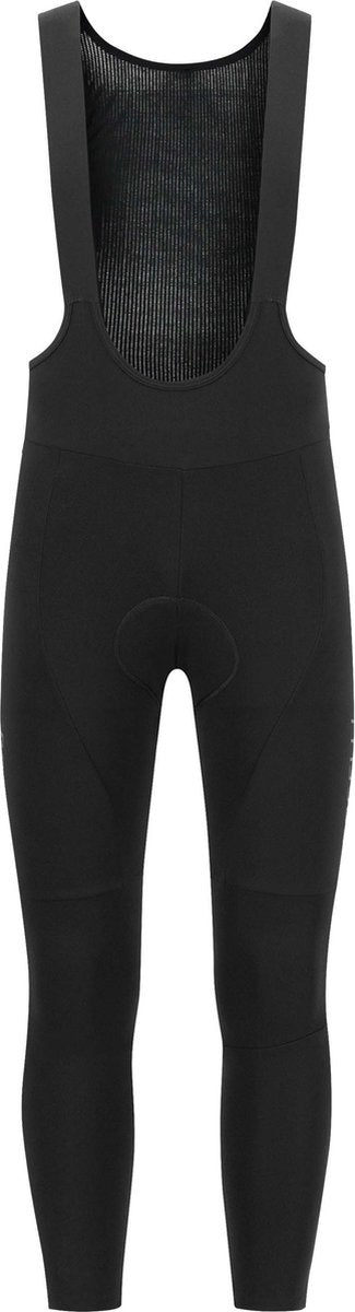 Rogelli essential lange fietsbroek - met bretels - heren - zwart - maat l