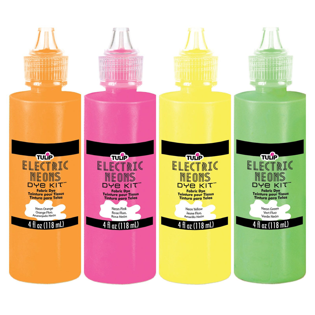 Tulip One-Step Tie Dye Tulip • Tie-Dye-Set 118 ml Neon 4 Farben