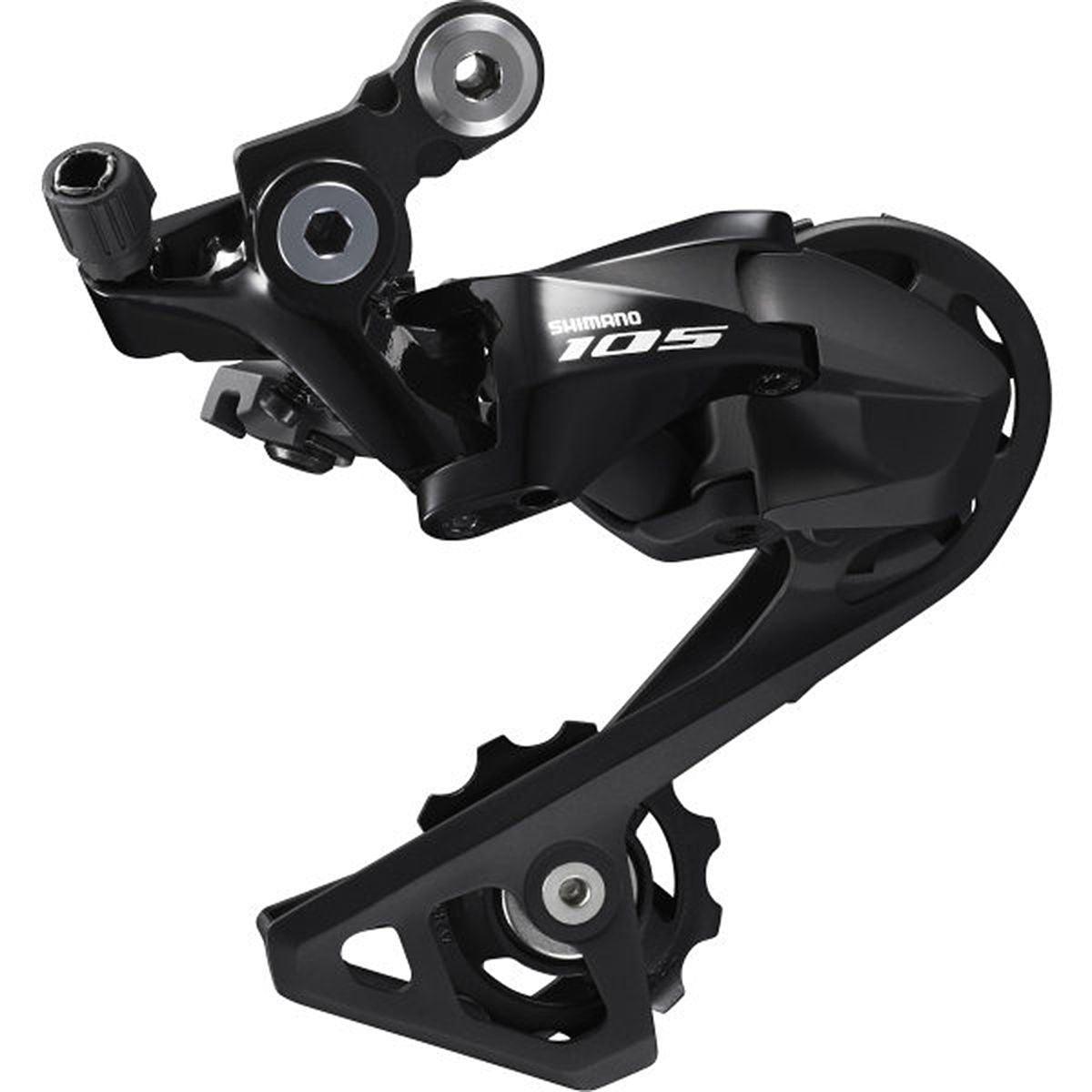 Shimano Schaltwerk 11-fach 105 RD-7000 mit mittlerem Käfig - Direktmontage - Schwarz (Werkstattverpackung)