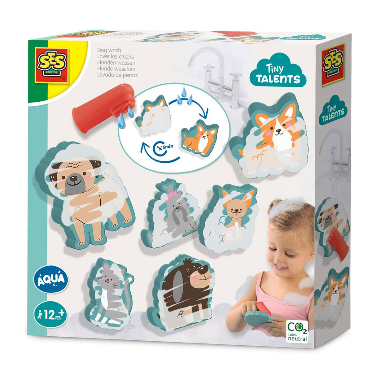 Ses kreatives Ses Tiny Talents Aqua-Hundewaschen