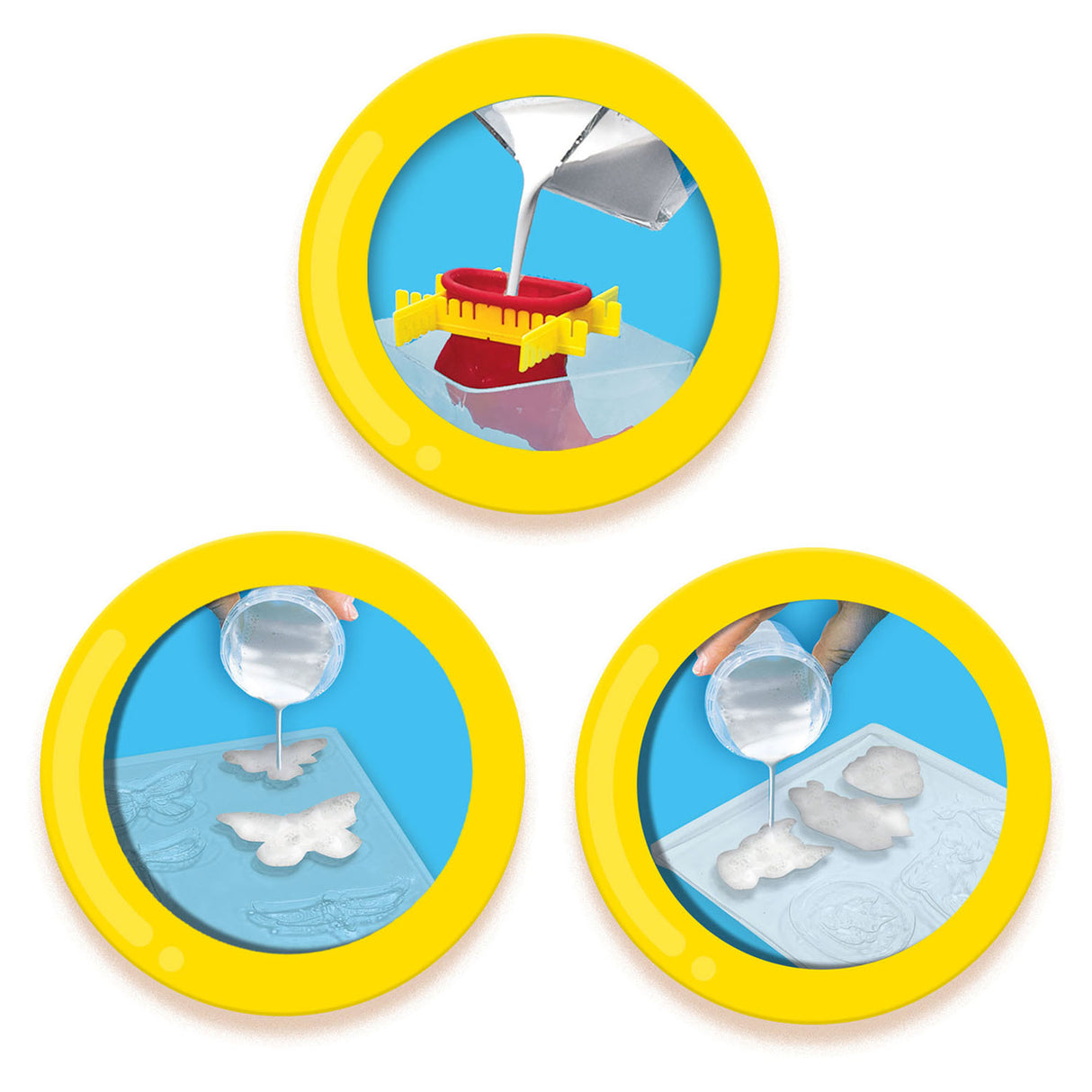 Ses Gipsabdruck und Bemalung 3in1