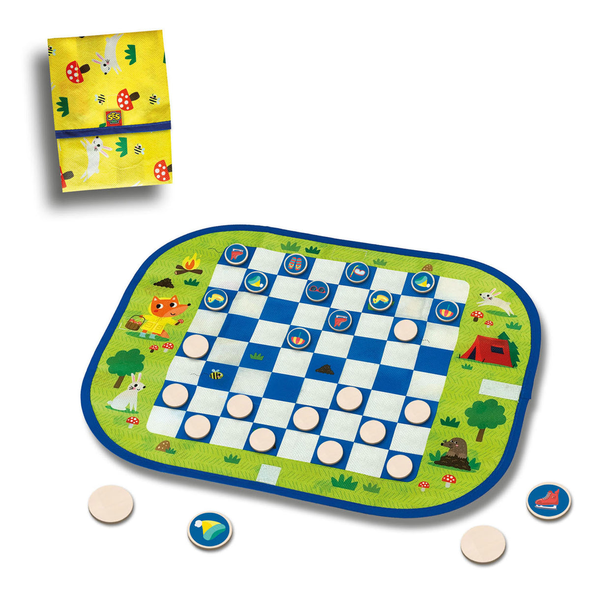 Ses Wrap-and-Go-Reisespiele, 3in1