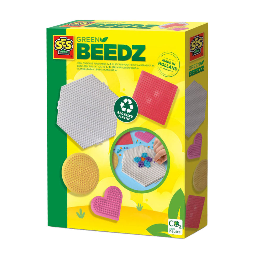 Ses creative ses green beedz – Bügelperlenregale, 4 Stk.