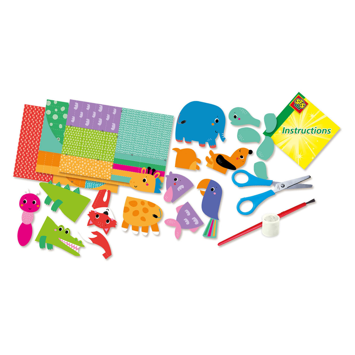 Ses kreative Ses Zick-Zack-Origami-Tiere