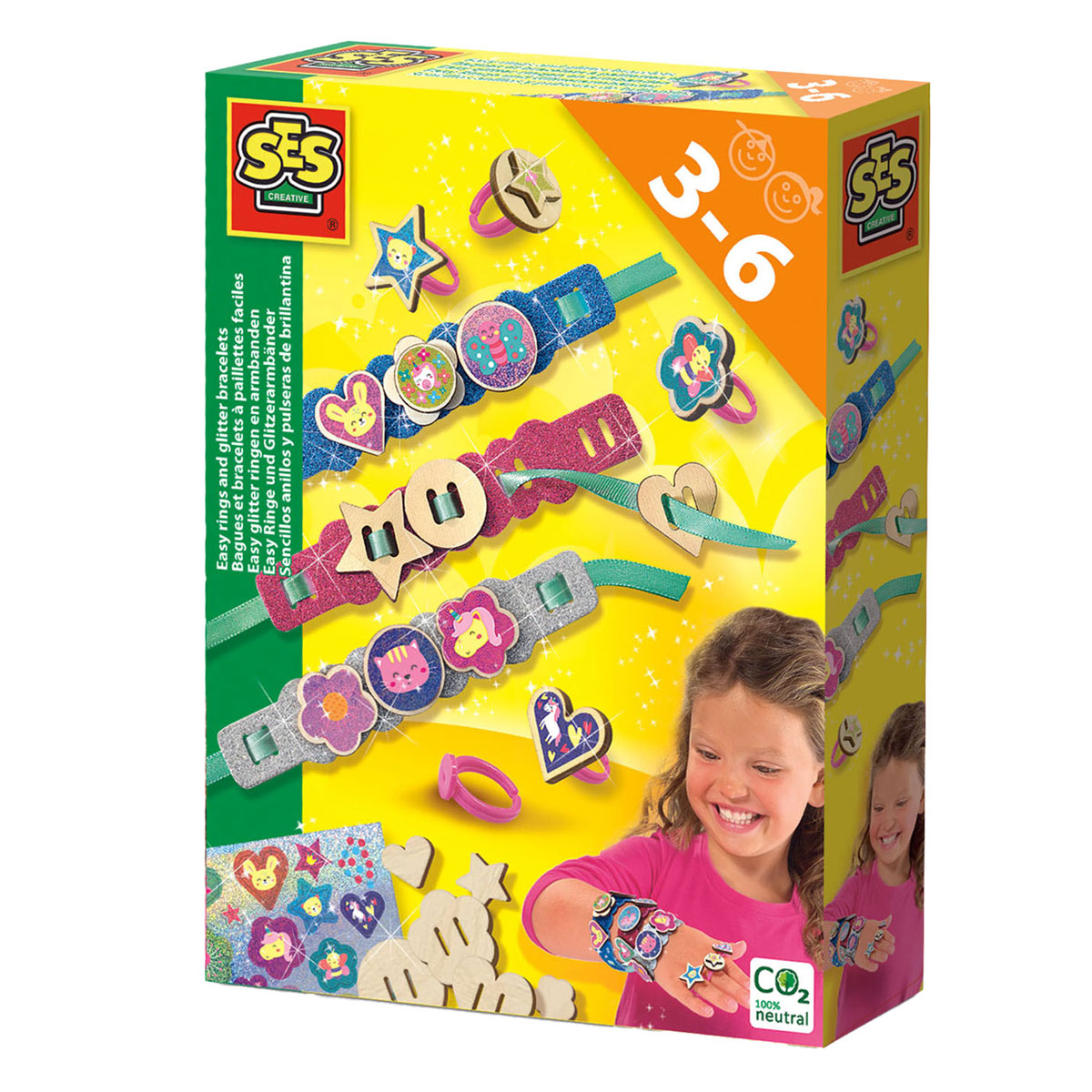 Ses Creative Ses Easy Glitzerringe und Armbänder