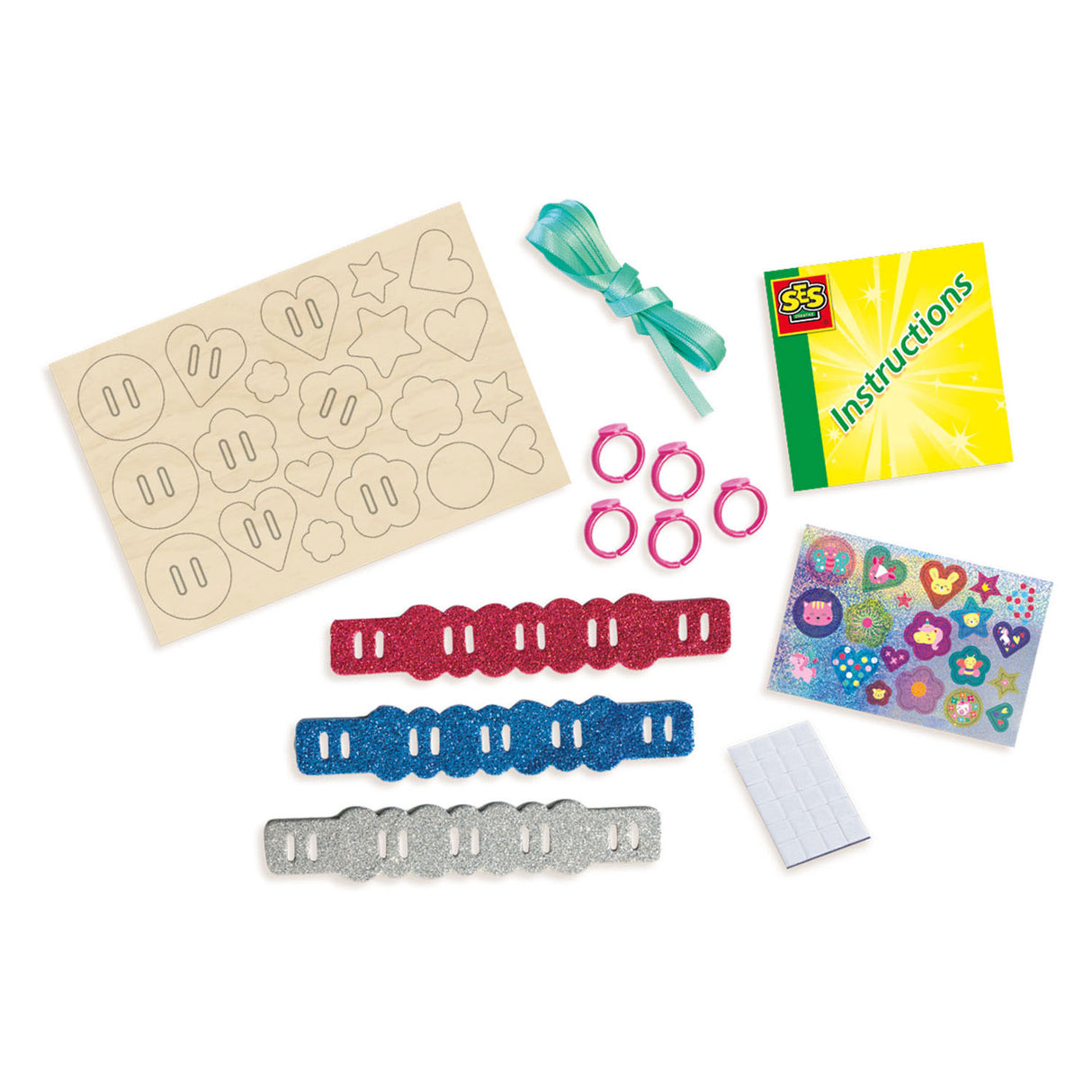 Ses Creative Ses Easy Glitzerringe und Armbänder