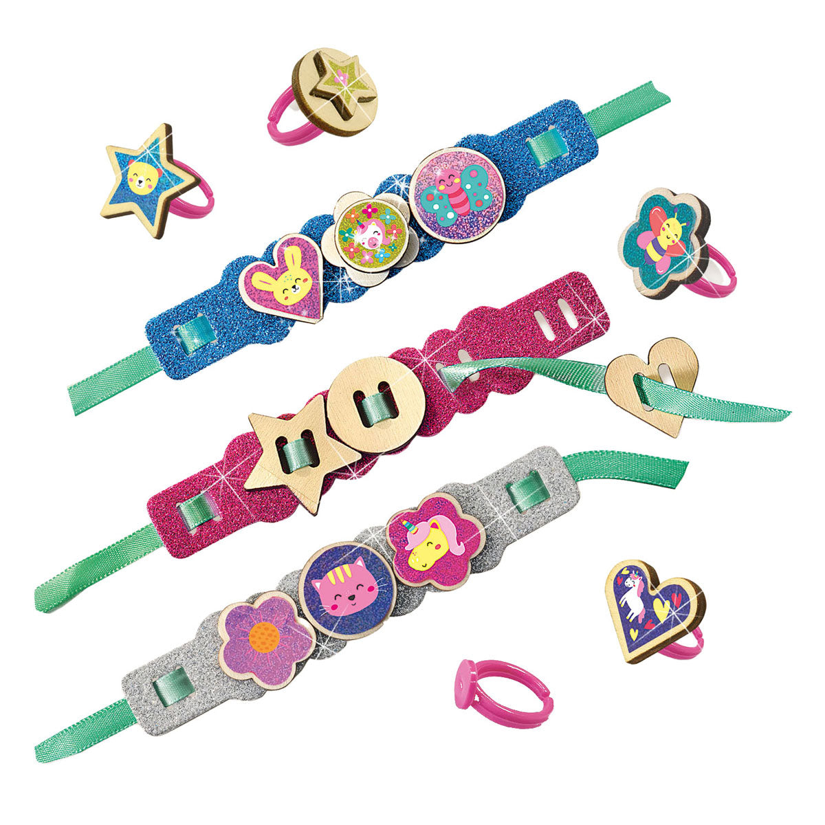 Ses Creative Ses Easy Glitzerringe und Armbänder