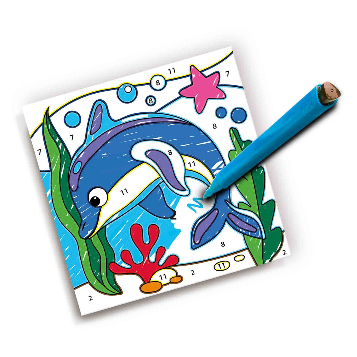 SES Creative SES Malen nach Zahlen – Dreieck-Griffmarker