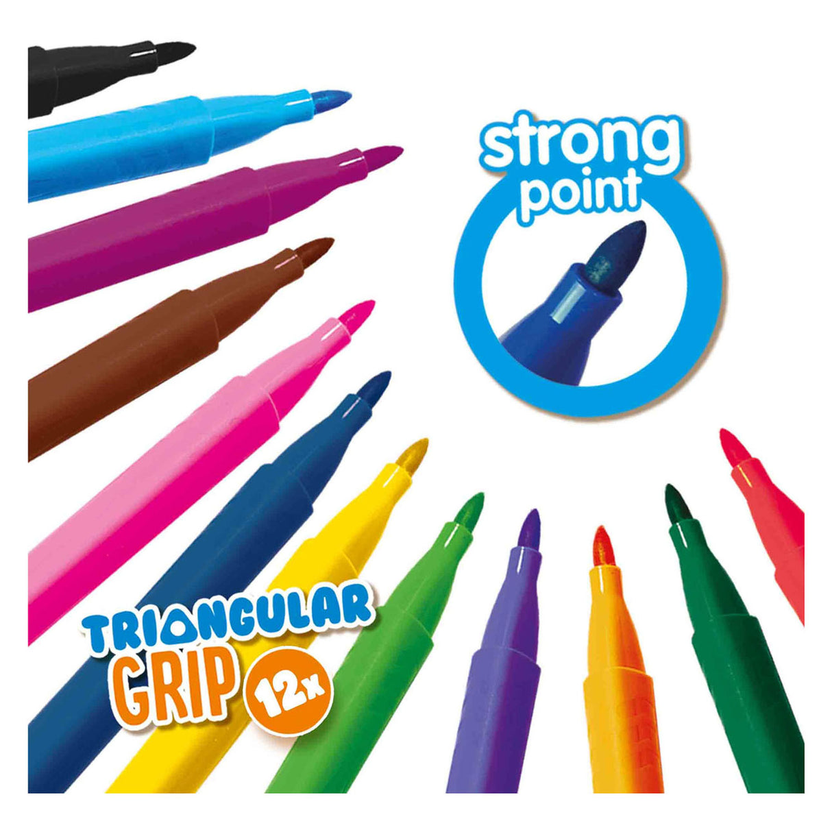 SES Creative SES Malen nach Zahlen – Dreieck-Griffmarker