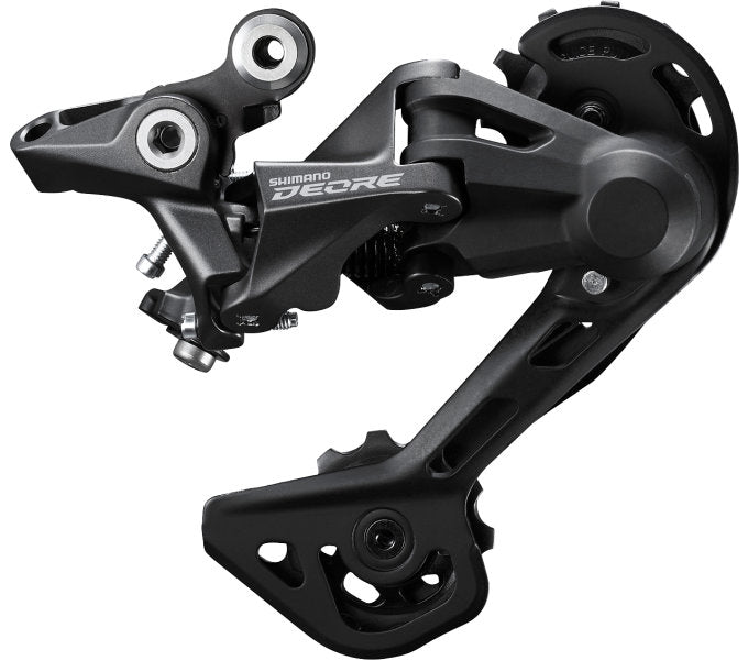 Shimano Schaltwerk 2 x 10 11-fach Deore M4120 SGS – Direktmontage – Schwarz (Werkstattverpackung)