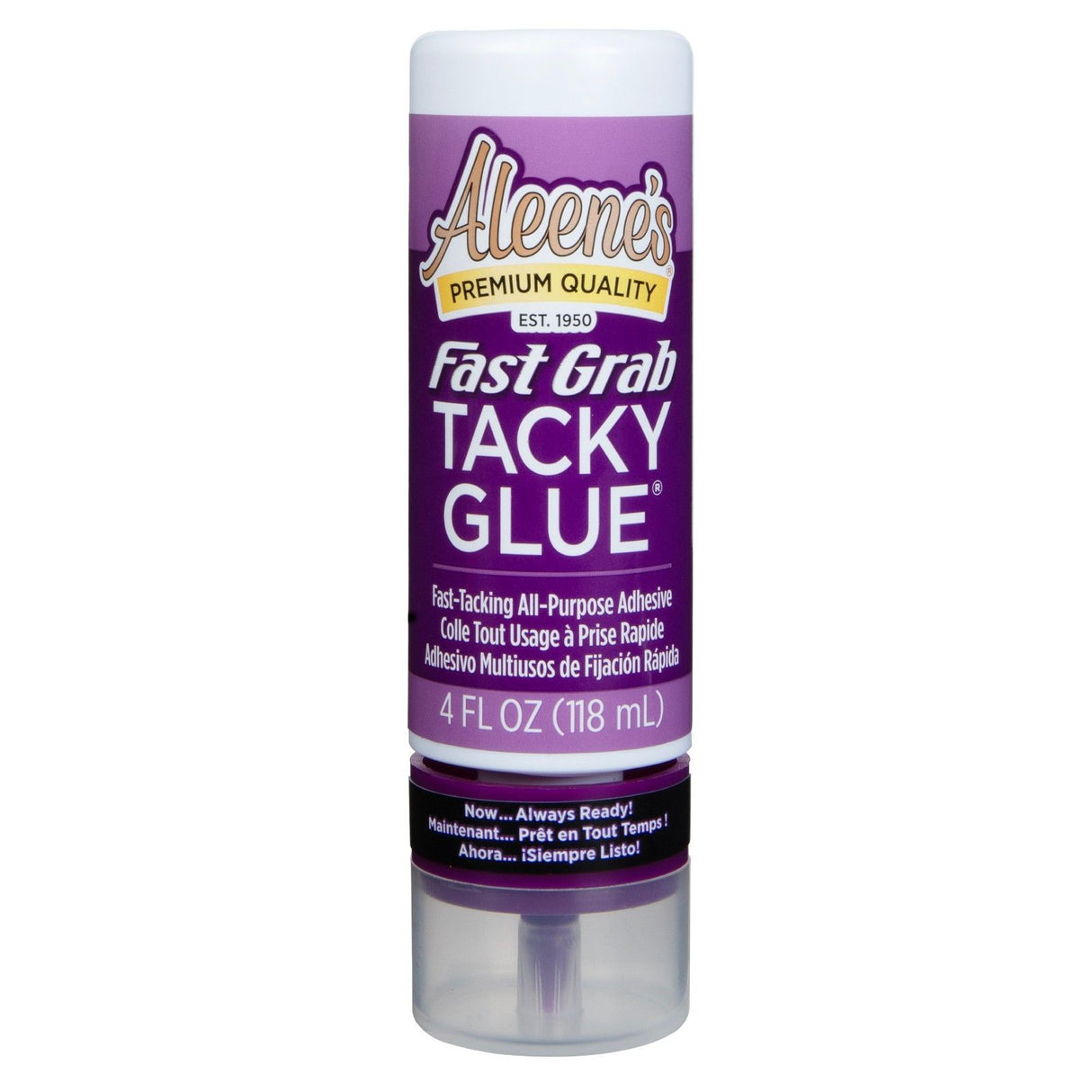Aleene's • schnell greifender, klebriger Kleber, immer einsatzbereit, Flasche 118 ml