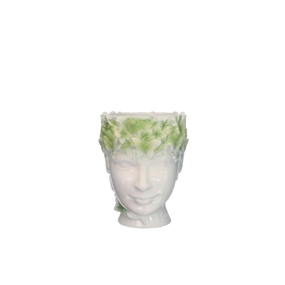 Ideen 4 Jahreszeiten Blumentopf Lady Natur 14x12xh14,5cm grün
