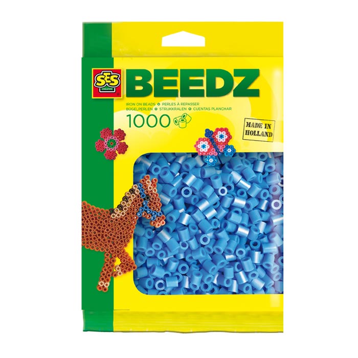 Ses Bügelperlen - blau, 1000Stk.