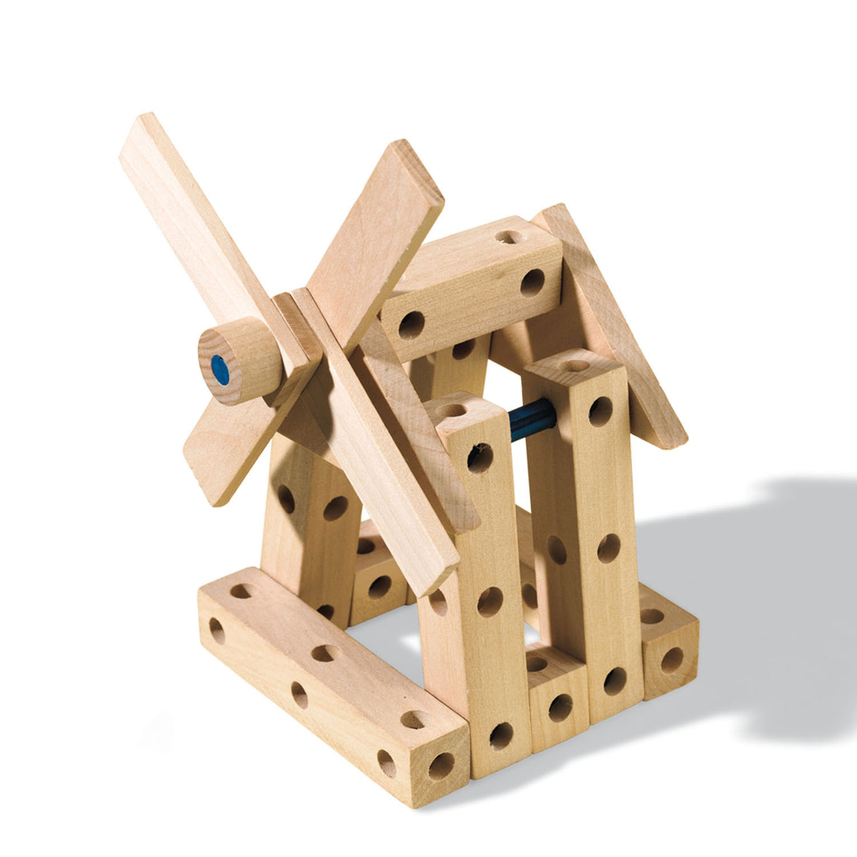 Sechs Bastelsets aus Holz