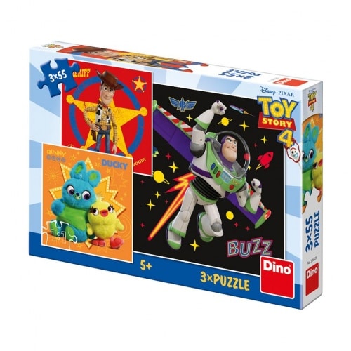 Dinotoys Dino-Puzzle – Disney Toy Story – 3 x 55 Teile