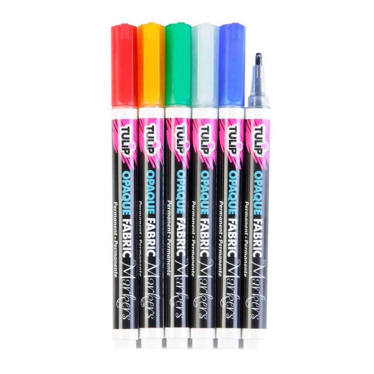 Tulip • Textilmarker opak primär 6St.