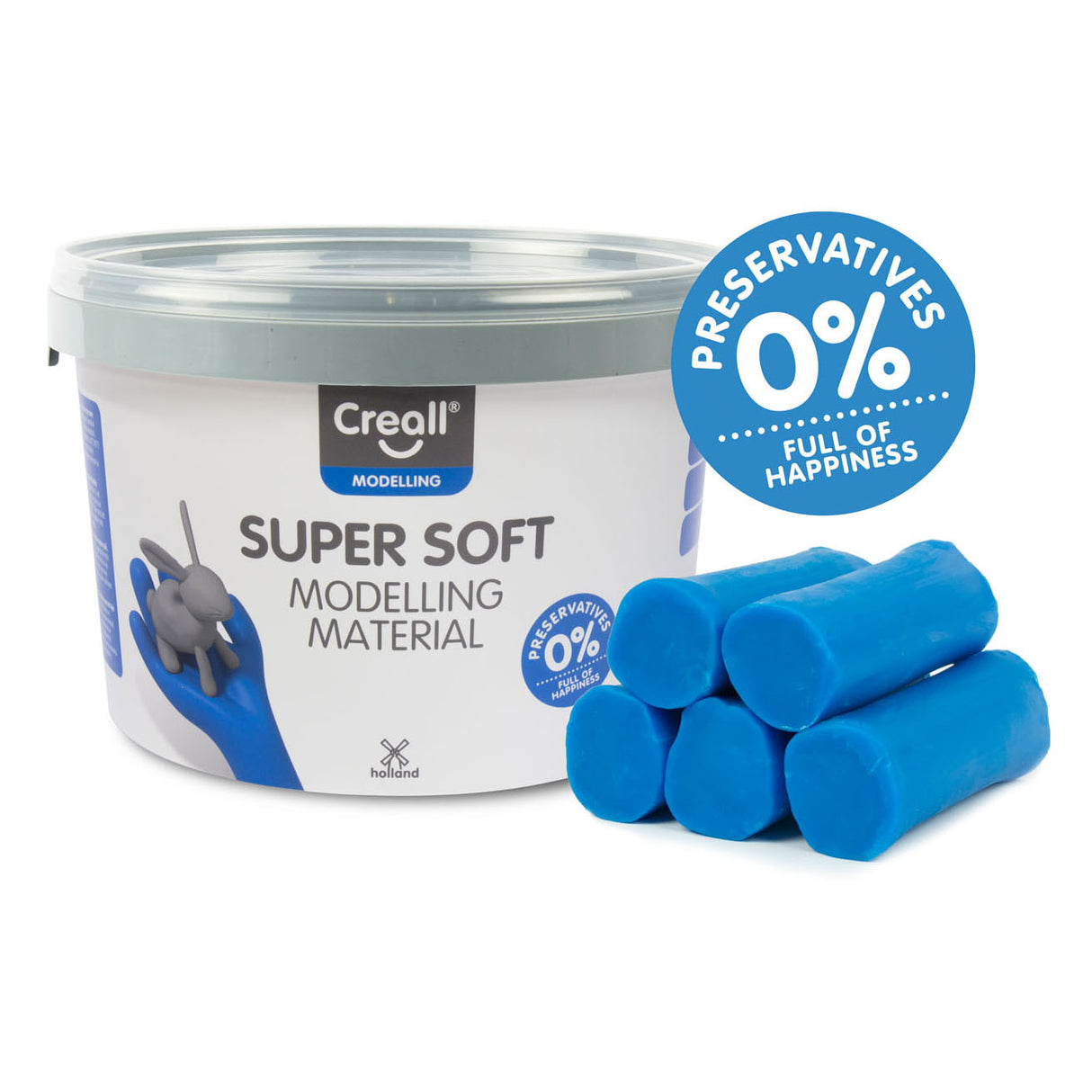 Creall supersoft tonblau, 1750gr.