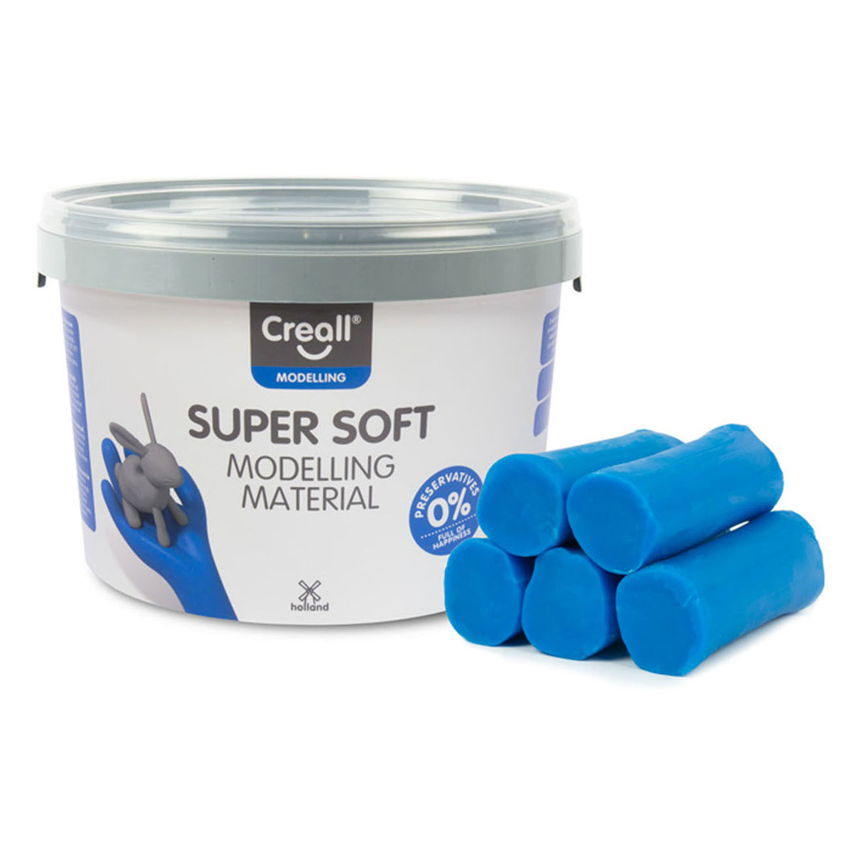 Creall supersoft tonblau, 1750gr.