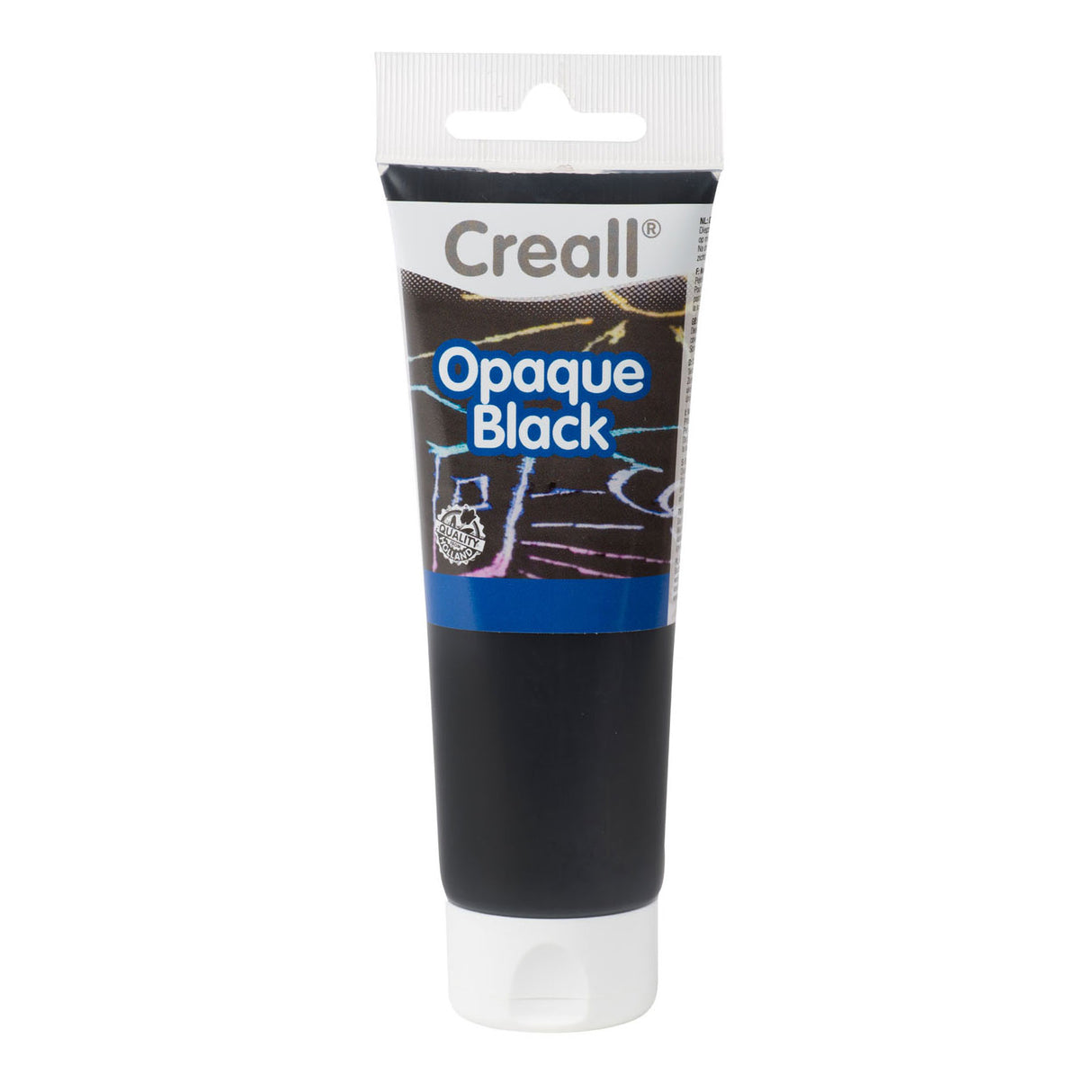 Creall deckende Farbe schwarz, 120 ml