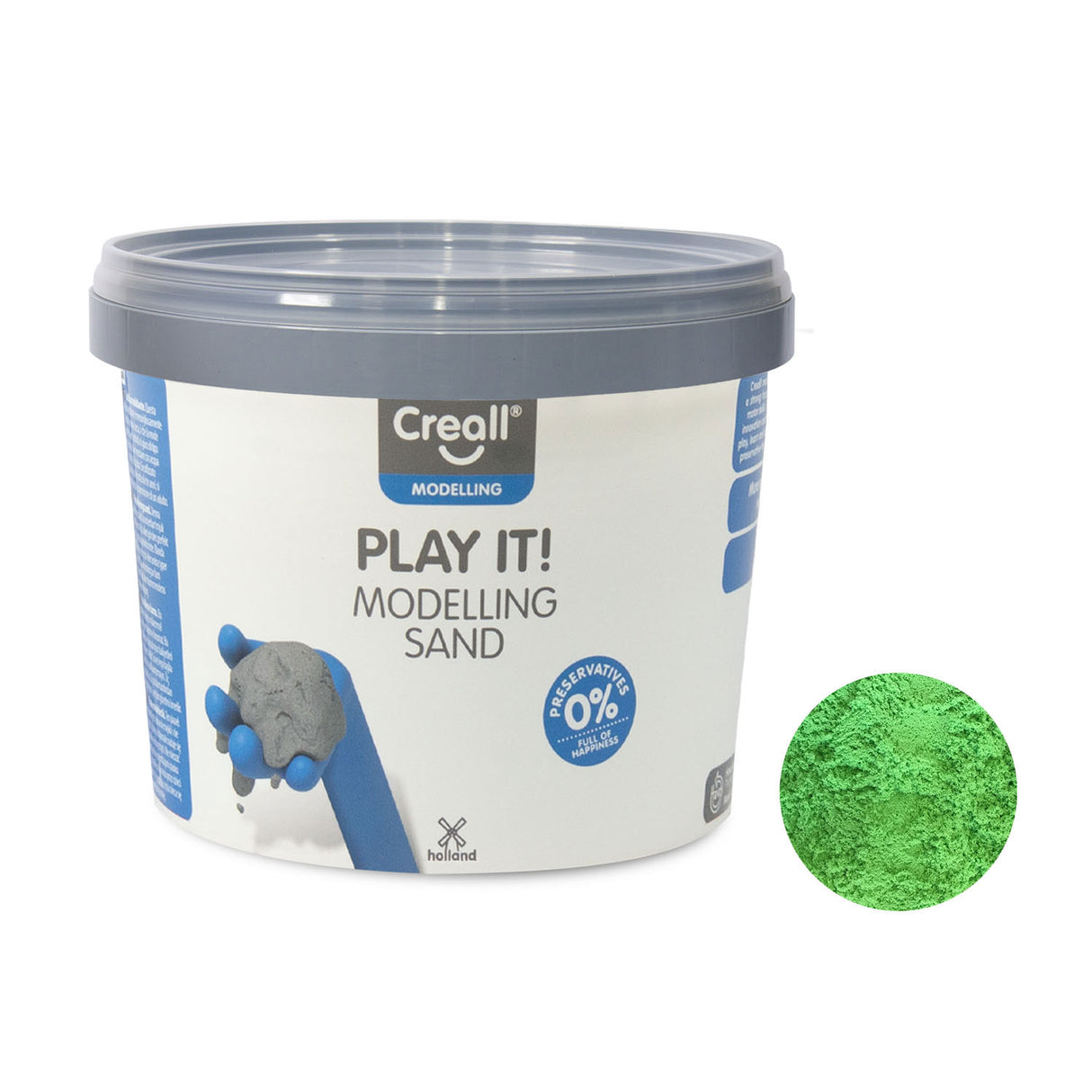 Creall Play it Play Sandgrün, 750gr.