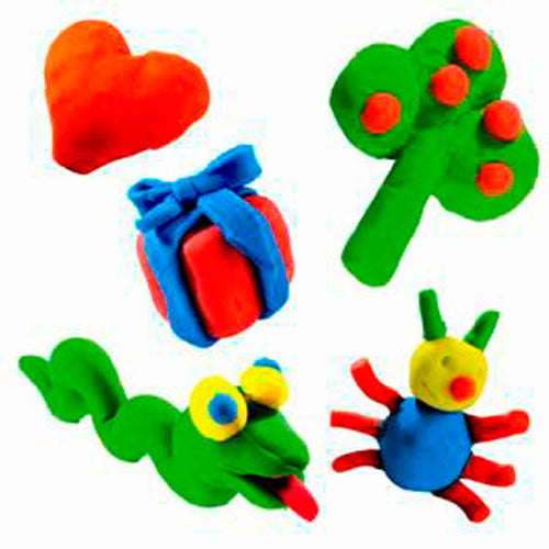 Ses Creative Ses Eco Clay – 4 Tontöpfe