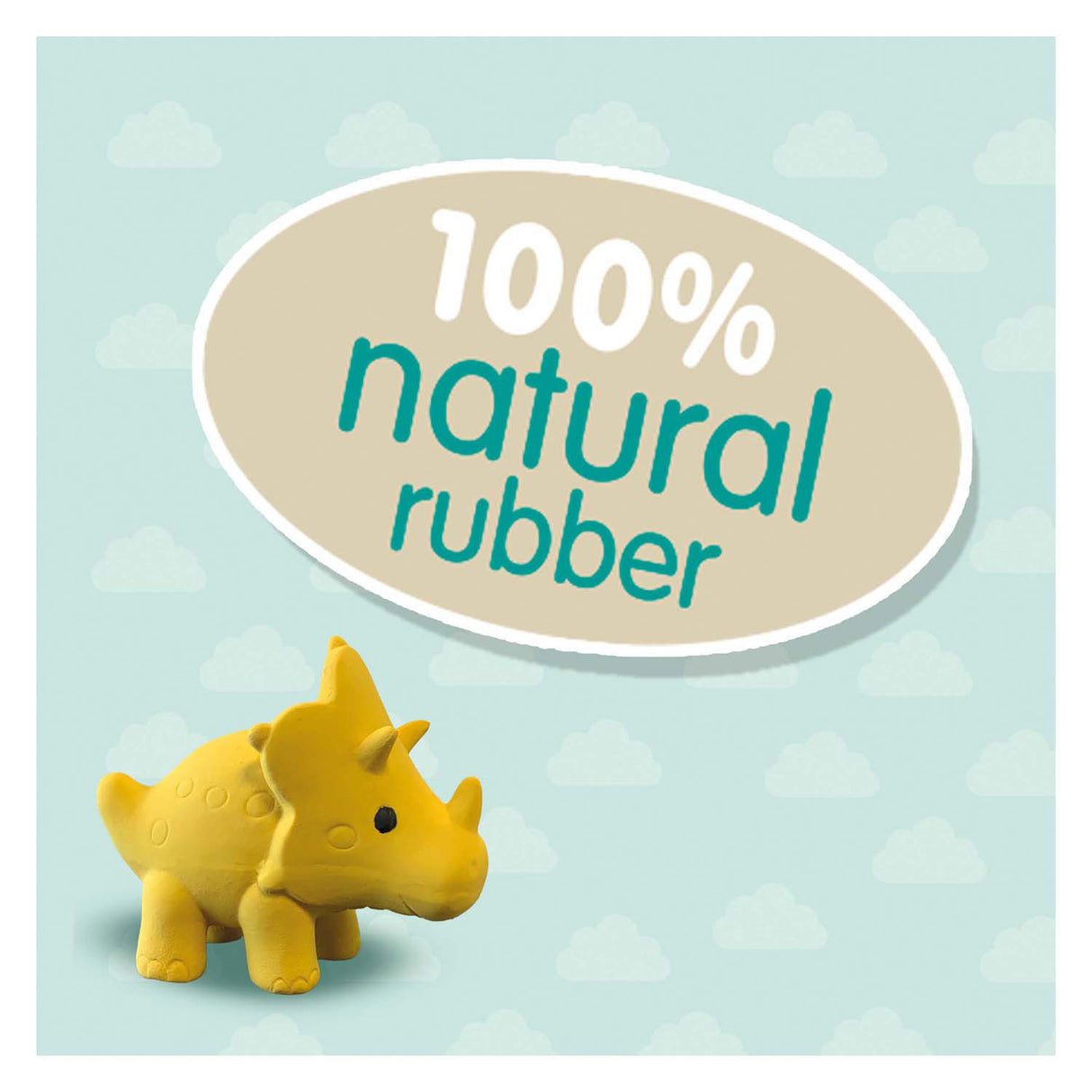 Ses schlechte Triceratops – 100 % Naturkautschuk