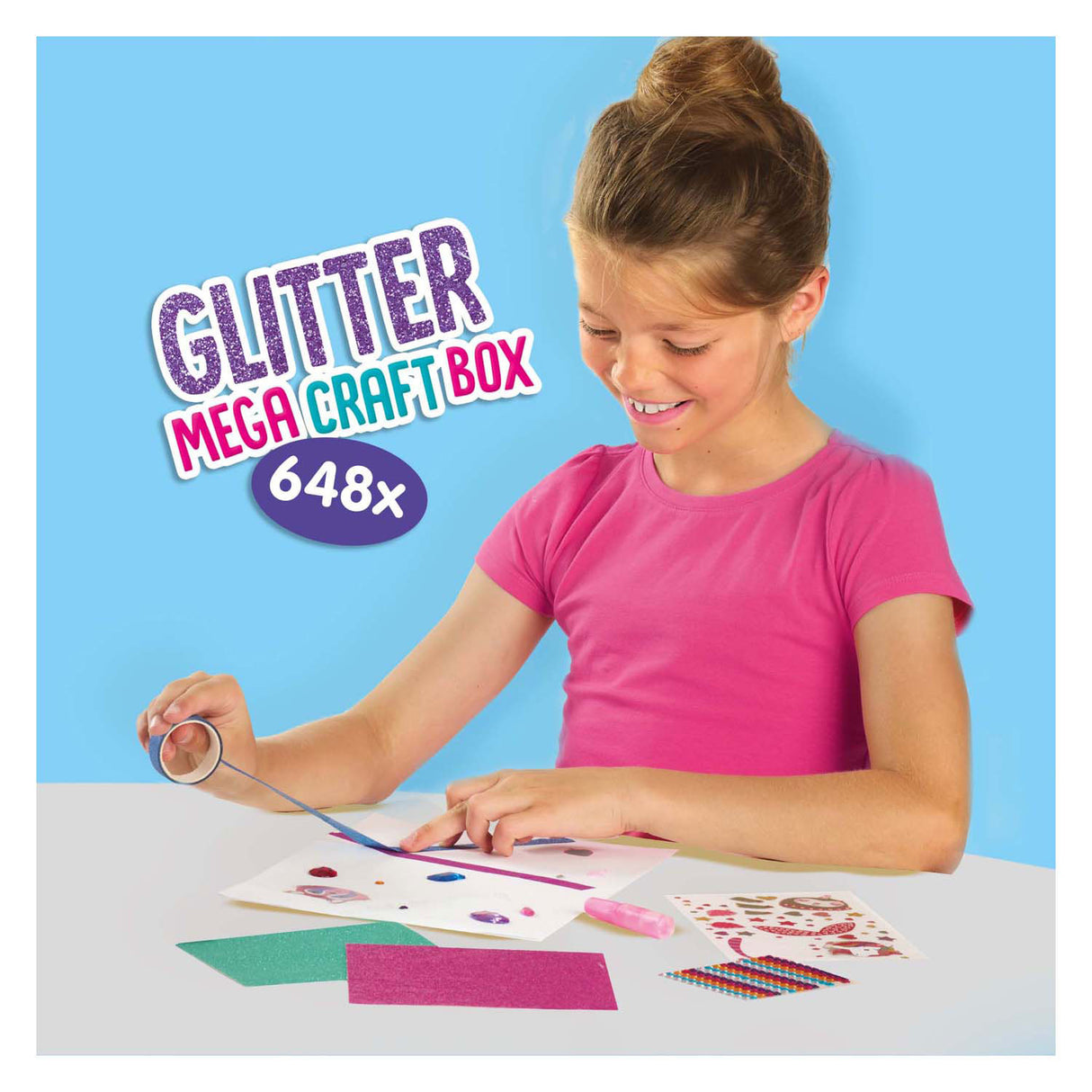 Ses glitzernde Mega-Bastelbox