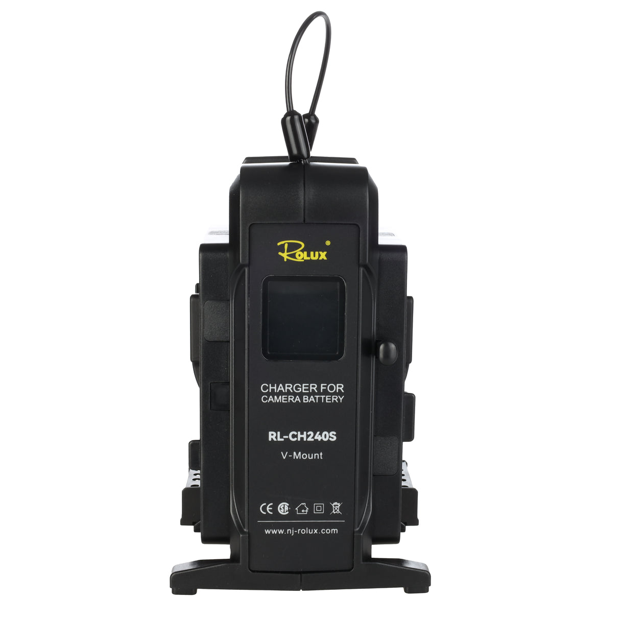 Rolux Doppel schnelles Ladegerät RL-CH240s für V-Mount-Akku