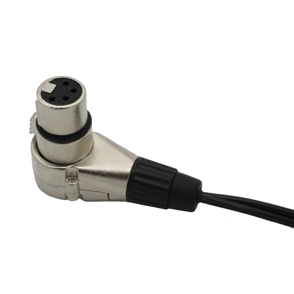 Rolux 4-Pins XLR weiblich mit männlichem D-TAP RL-C5
