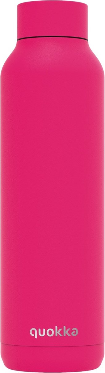 Quokka Trinkflasche Edelstahl massiv himbeerrosa 630 ml