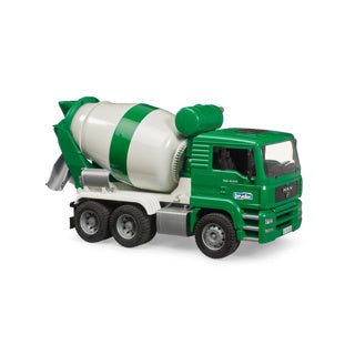 Bruder man tga truck with cement mixer