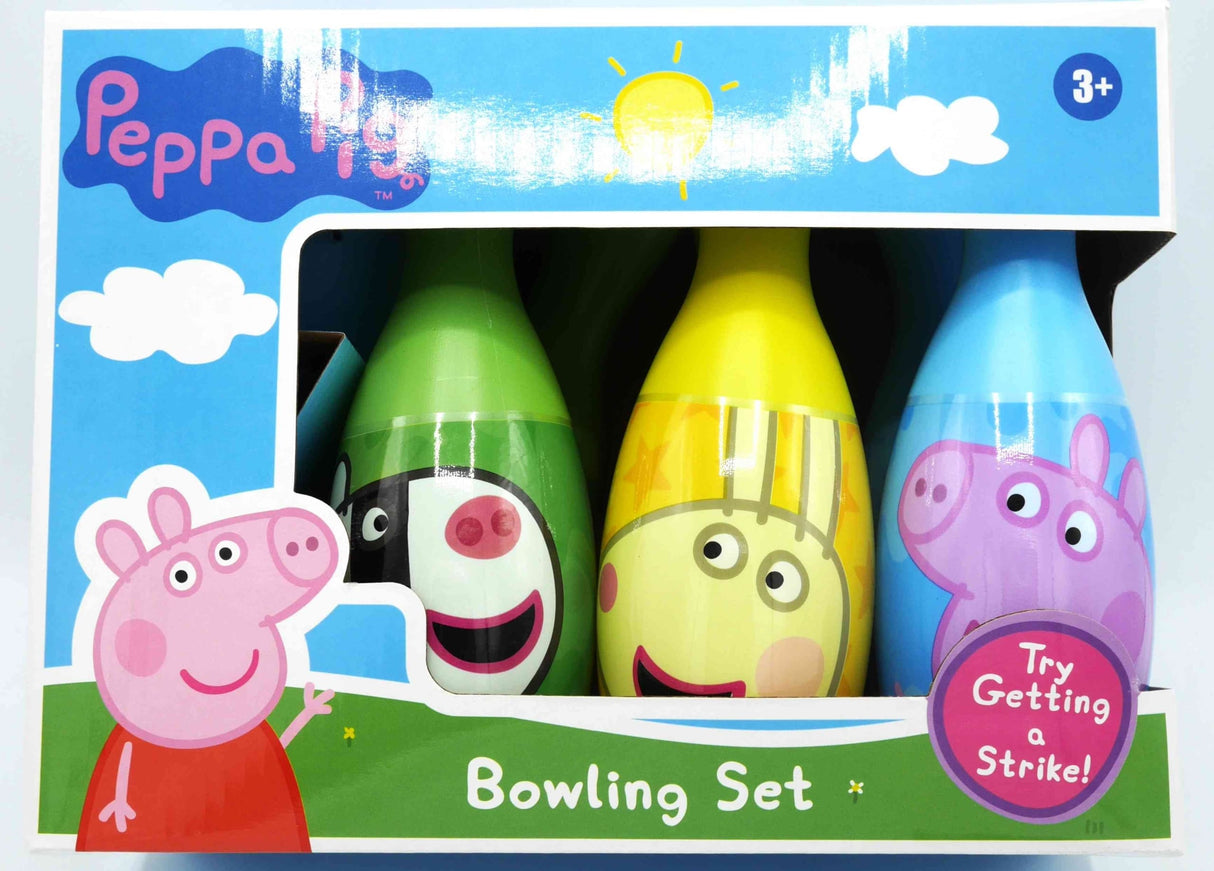 Jonotoys Peppa Pig – Kegelspiel mit Ball und 6 Kegeln