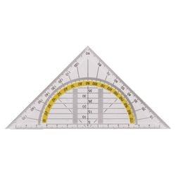 Geodriehoek vk polystyreen 16cm 45graden