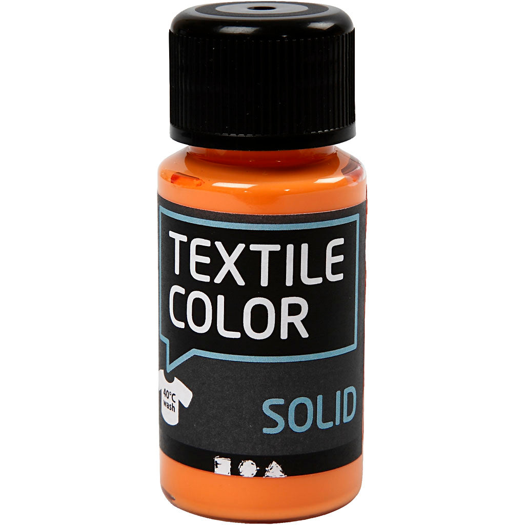 Kreativfirma Textilfarbe abdecken Textilfarbe - Orange, 50 ml